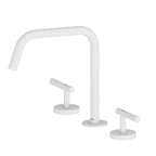 Nero Mecca Lever Bath/Kitchen Set Edge Spout II Matte White