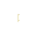 Nero Mecca Pull Handle 130mm Brushed Gold