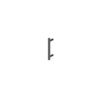 Nero Mecca Pull Handle 130mm Gun Metal