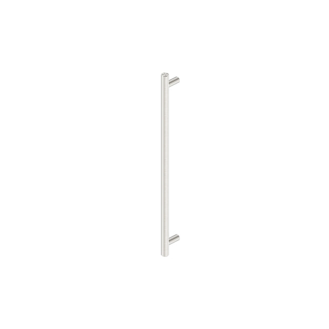 Nero Mecca pull handle 330mm brushed nickel by Tilemall, vertical bathroom accessory