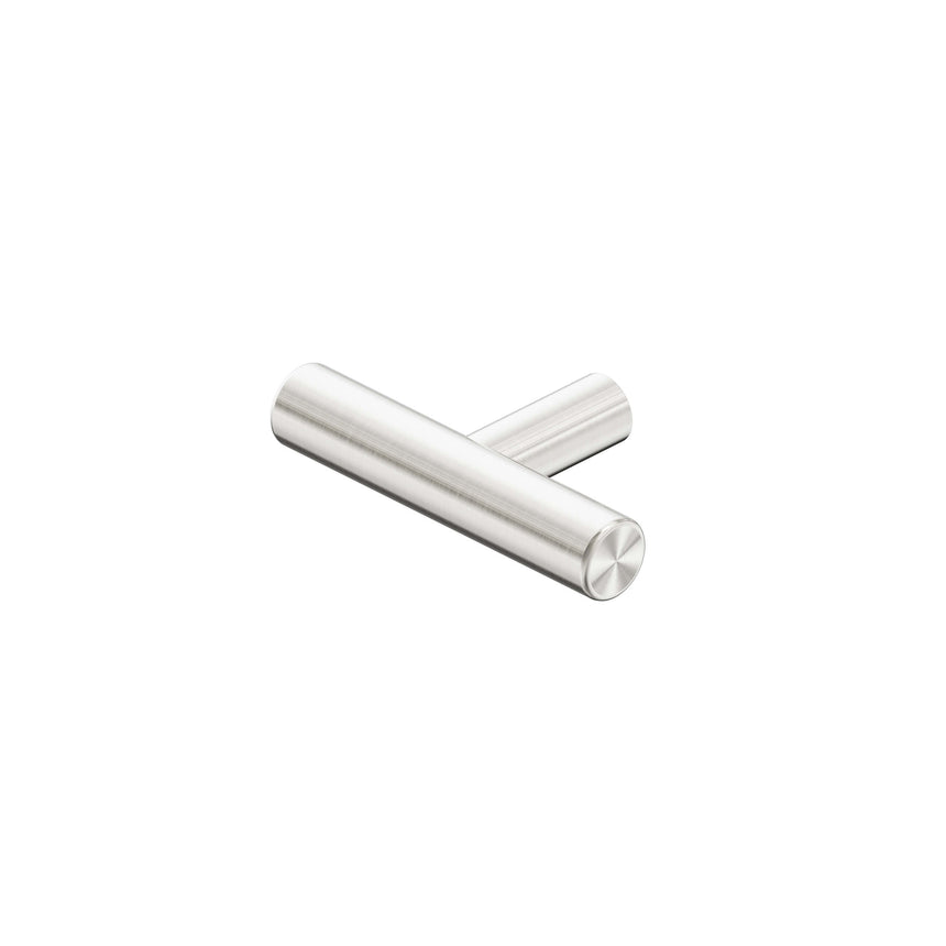 Nero Mecca 34x60mm T-pull handle in brushed nickel finish by Tilemall