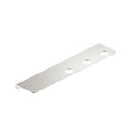 Nero Mecca Triple Soap Bottle Holder With Shelf Brushed Nickel