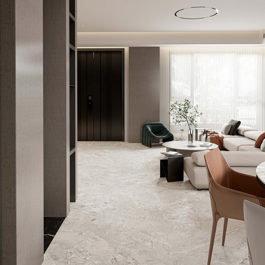 Masterpiece 1200x1200 Matt Cenere Marble Look Rectified