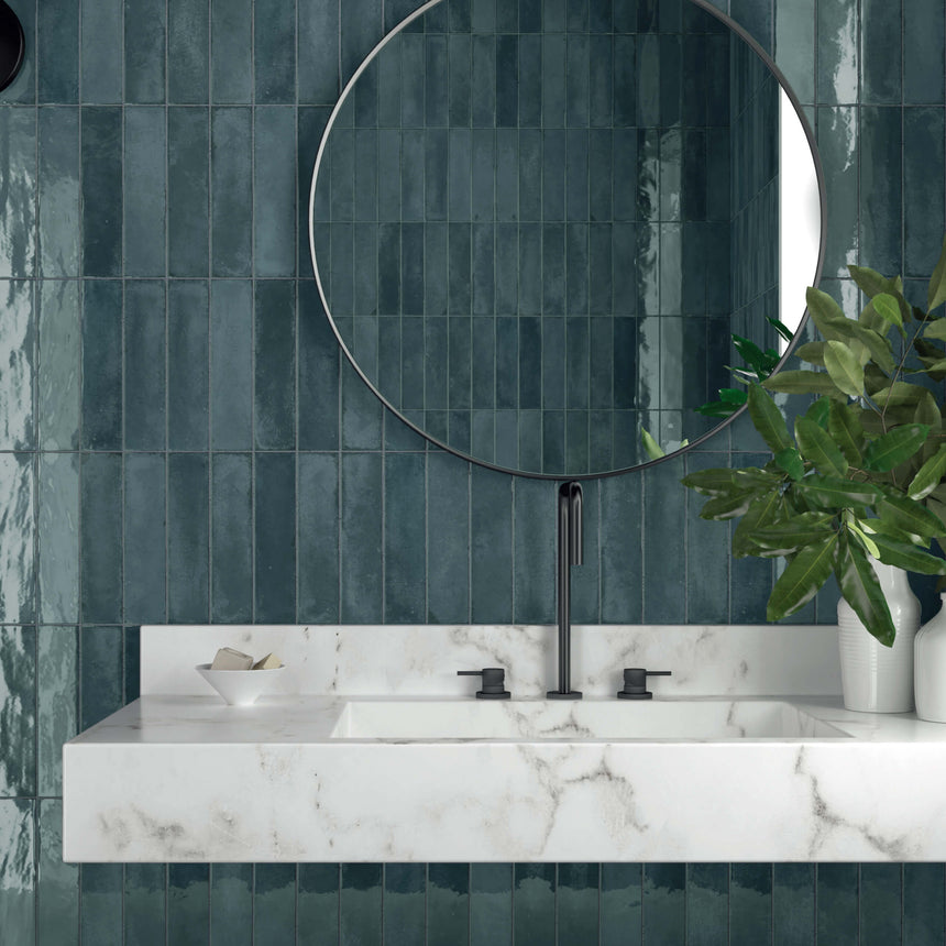 Acquarello 60x246 Gloss Marina Subway Rectified Subway Tilemall