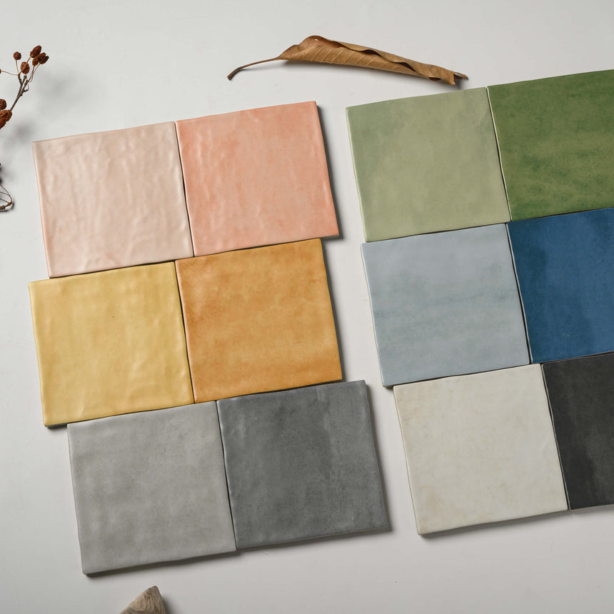 Sevilla 125x125 Matt Blush Subway Pressed