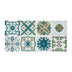 Sevilla Deco 125x125 Polished Sage Subway Pressed Sample