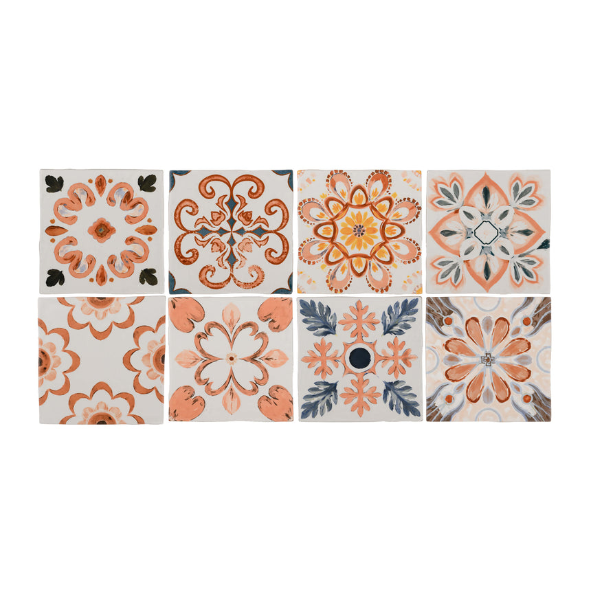 Sevilla Deco 125x125 Matt Blush Subway Pressed