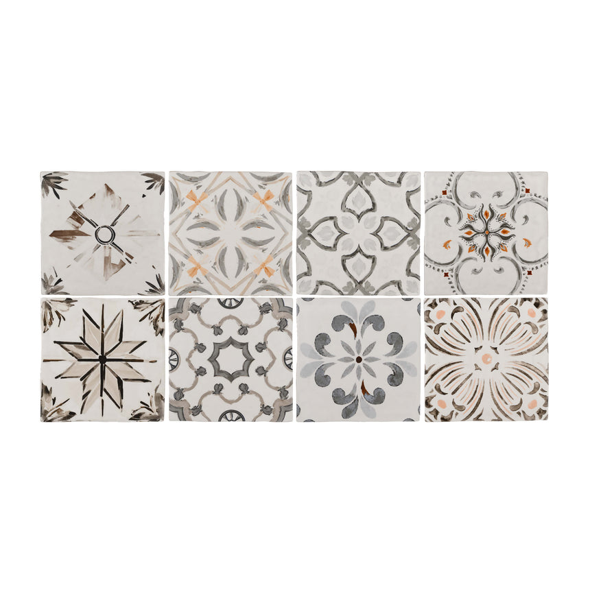 Sevilla Deco 125x125 Matt Mist Subway Pressed