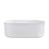 Otti Attica Celine 1500mm Matte White Bath with Overflow