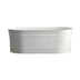 Otti Attica Bondi 1700mm Gloss White Bath with Overflow