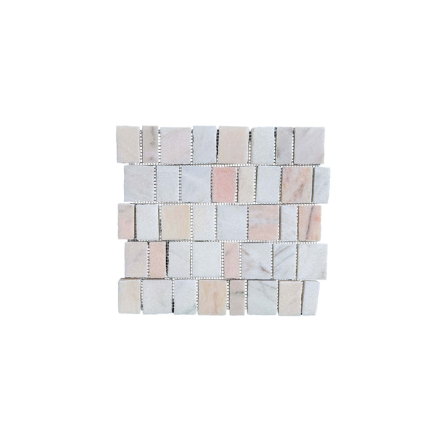 Marble Mosaic Scarpa Honed Portugal Blush
