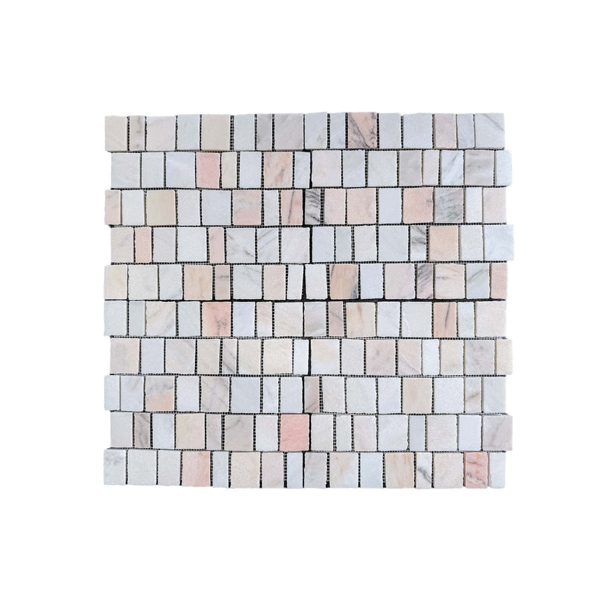 Marble Mosaic Scarpa Honed Portugal Blush