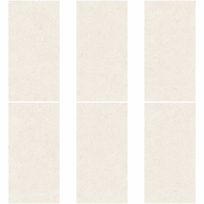 AYERS 1200x600 Matt Light Beige Limestone Look Rectified
