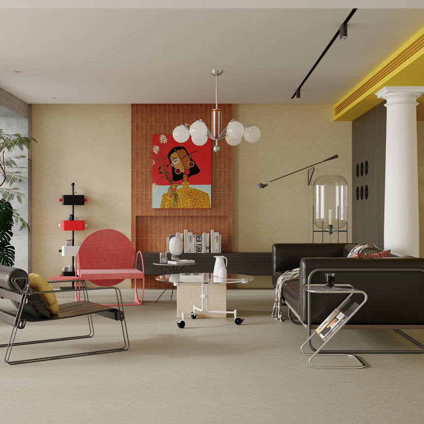 AYERS 1200x600 Matt Light Beige Limestone Look Rectified