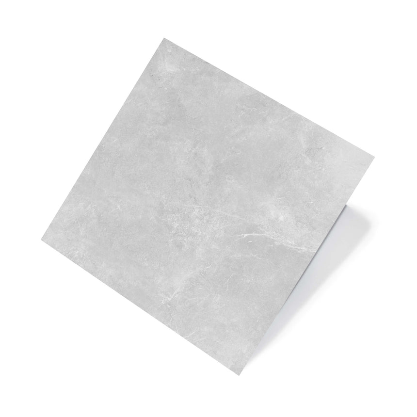 Cassio 2.0 600x600 Matt Light Grey Stone Look Rectified