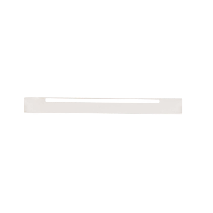 BelBagno H Collection matte white shelf 1200mm top view showing recessed lip by Tilemall