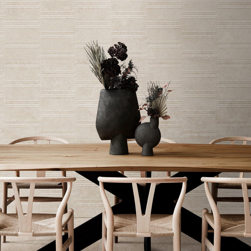 Fablua 1000x1000 Natural Marfil Travertine Look Rectified