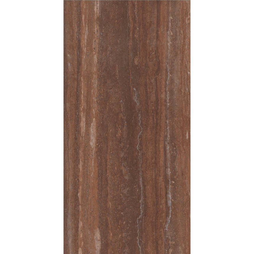 Sensi Roma 1200x600 Natural Red Travertine Look Rectified