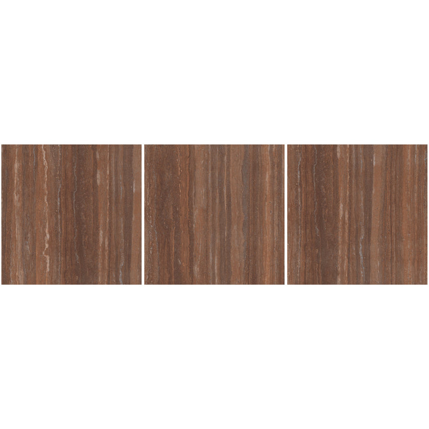 Sensi Roma 1200x1200 Natural Red Travertine Look Rectified