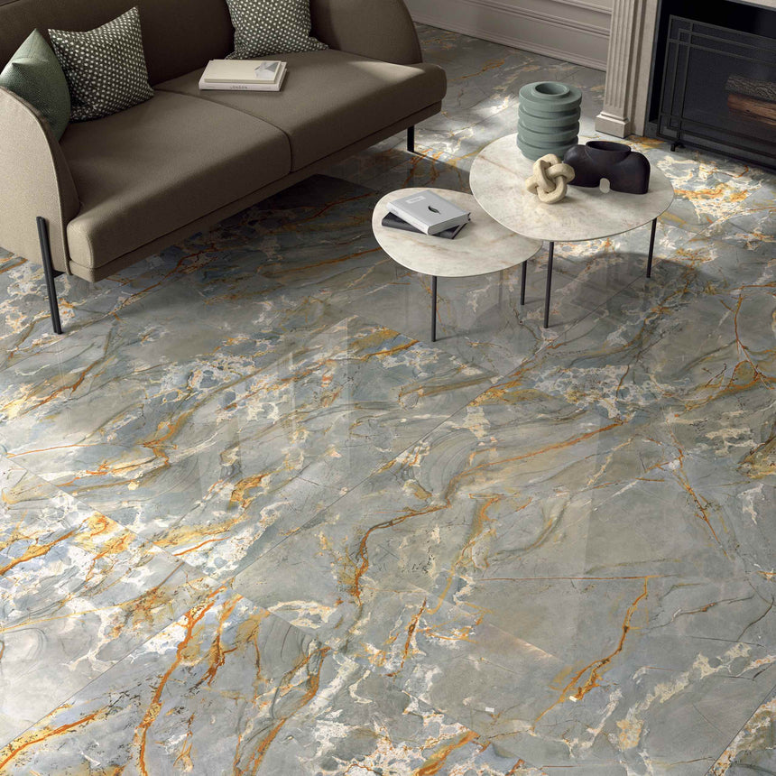 Sensi Signoria Roma Imperiale 1200x1200 Polished Roma Imperiale Marble Look Rectified