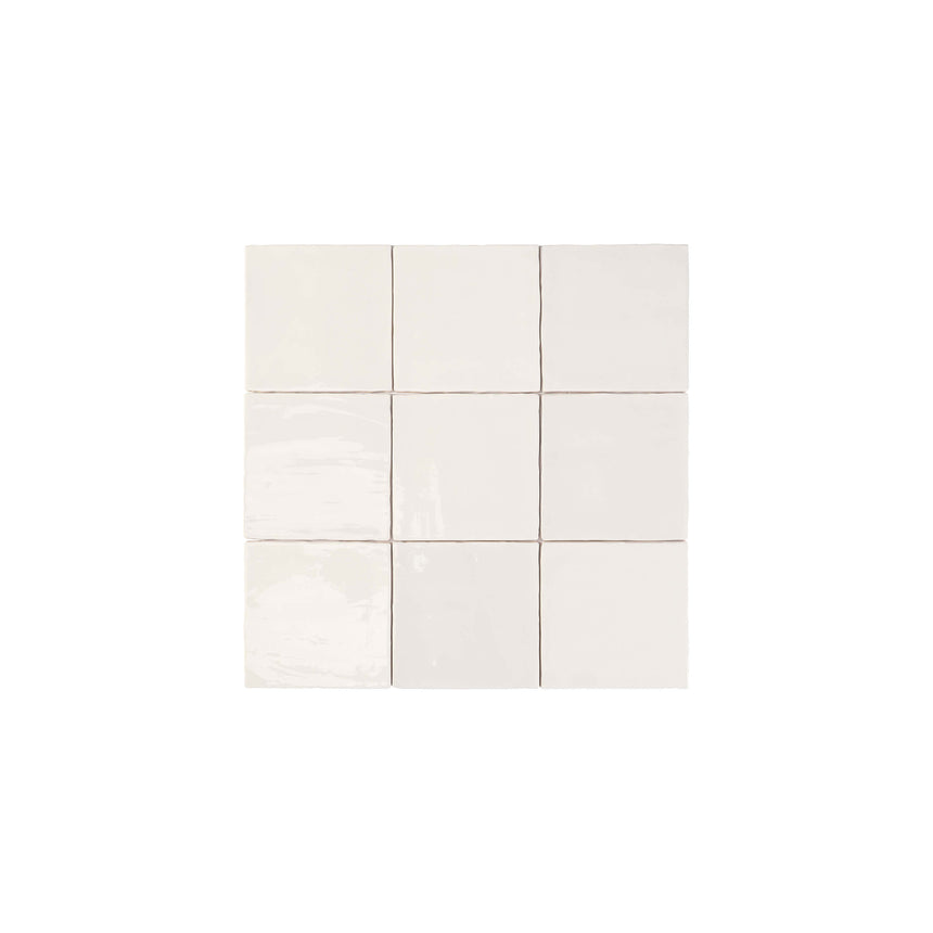 Tabarca 150x150 Gloss Blanco Subway Pressed