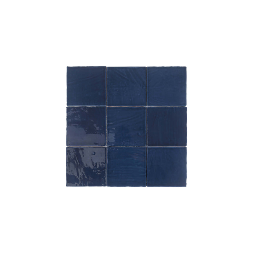Tabarca 150x150 Gloss Marino Subway Pressed