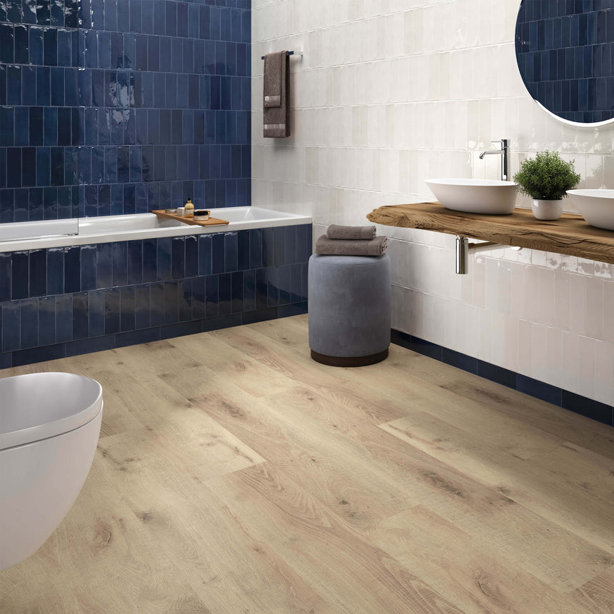 Tabarca 150x150 Gloss Marino Subway Pressed