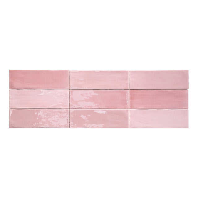 Tabarca 75x230 Gloss Rosa Subway Pressed