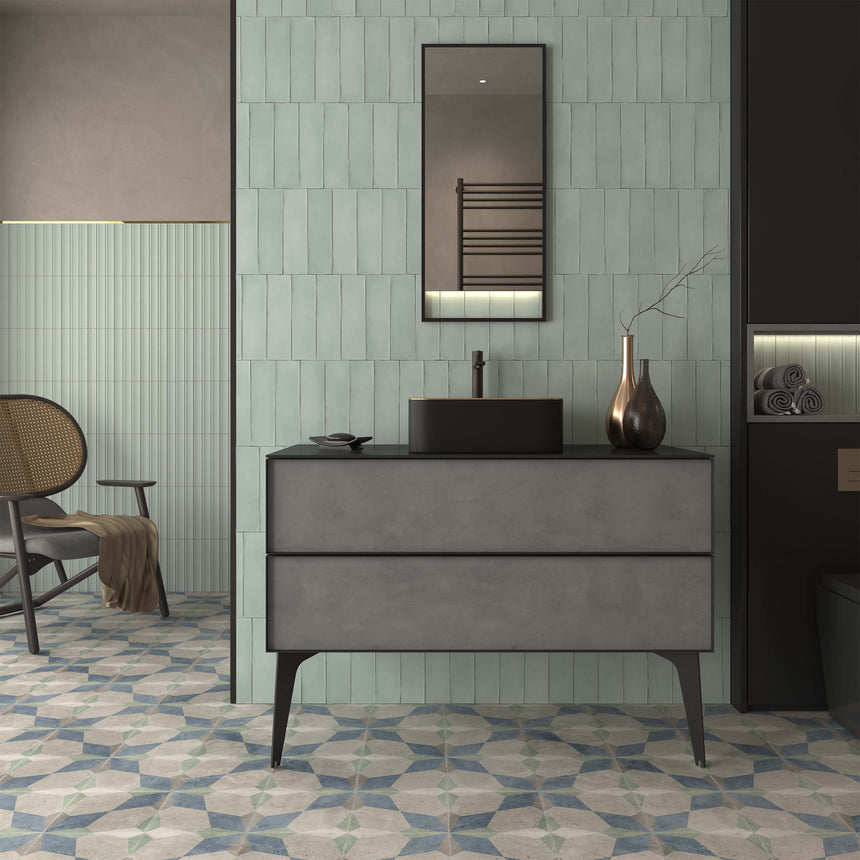 Milano 69x240 Matt Mentae Subway Pressed