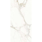 Calacatta Royal 1200x600 Silk Tech White Marble Look Rectified