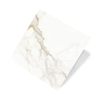 Calacatta Royal 600x600 Matt White Marble Look Rectified