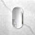 Noosa Framed Mirror 1200x600mm Oval White