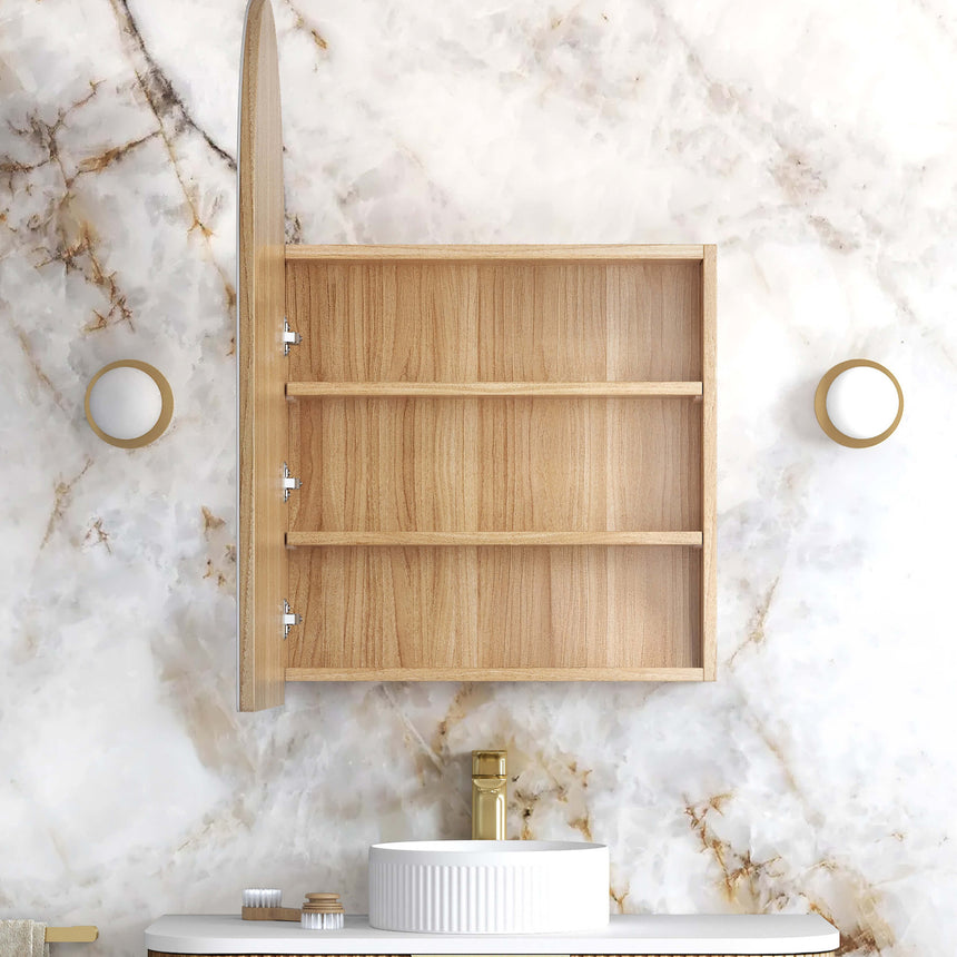 Archie Shaving Cabinet 900x600mm Woodland Oak