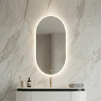 Ellips LED Back Lit Mirror Pencil Edge 600x900mm