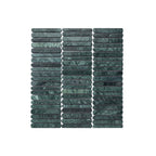 Minuet Natural Stone Mosaic Finger 327x298 Tumbled Indian Green