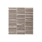 Minuet Natural Stone Mosaic Finger 327x298 Tumbled Jura Grey
