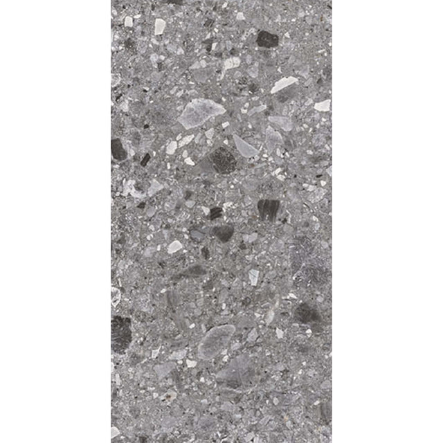 Ceppo Stone 1200x600 Surface Tec Dark Grey Terrazzo Look Tiles Tilemall Default Title