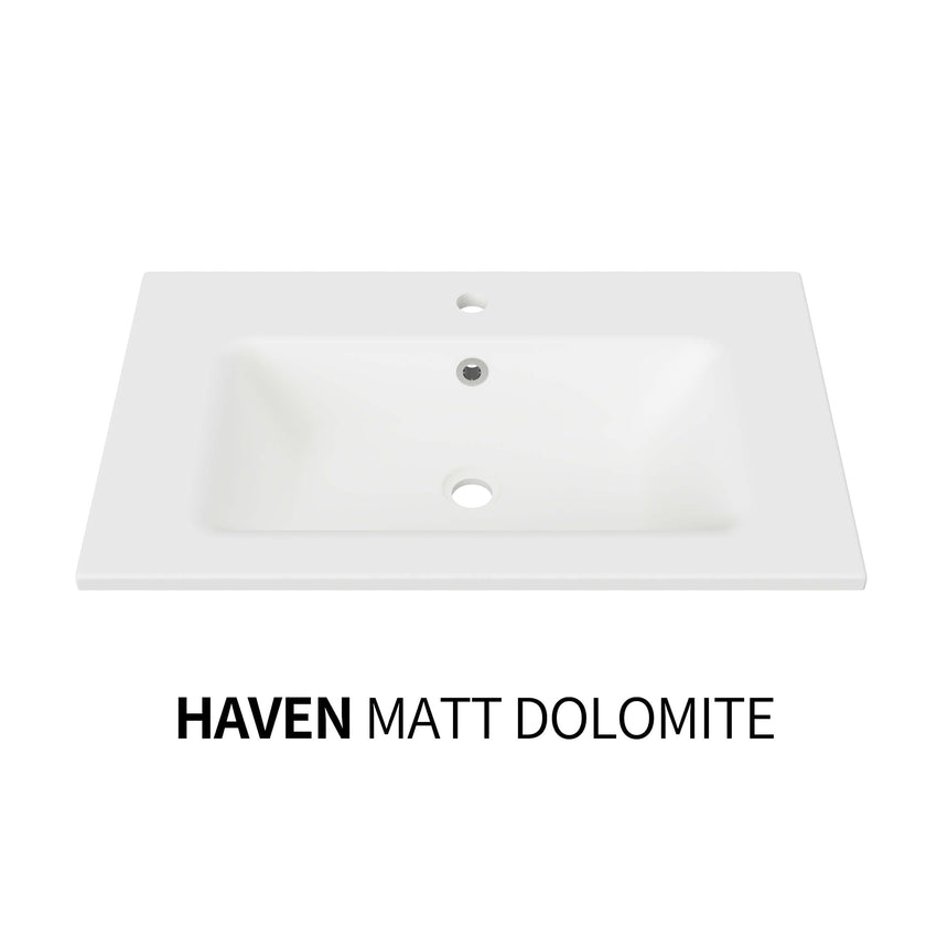 Nevada Plus Wall Hung Vanity Ceramic Top Vanity Timberline