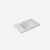 Carrara White Sintered Stone seamless Joined with fine ceramic basin Stone thickness 40mm Single Bowl 12  O'clock tap hole 750mm