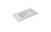 Carrara White Sintered Stone seamless Joined with fine ceramic basin Stone thickness 40mm Single Bowl No tap hole 900mm