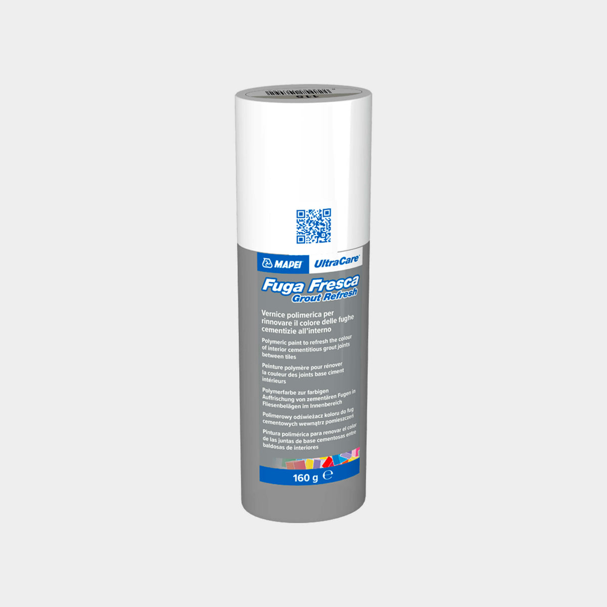 Mapei Grout Repair 160grams Ultracare Fuga Fresca Grout Refresh silver grey 160g by Tilemall