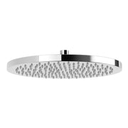 Phoenix Vivid 300mm chrome round shower rose by Tilemall with rainfall head