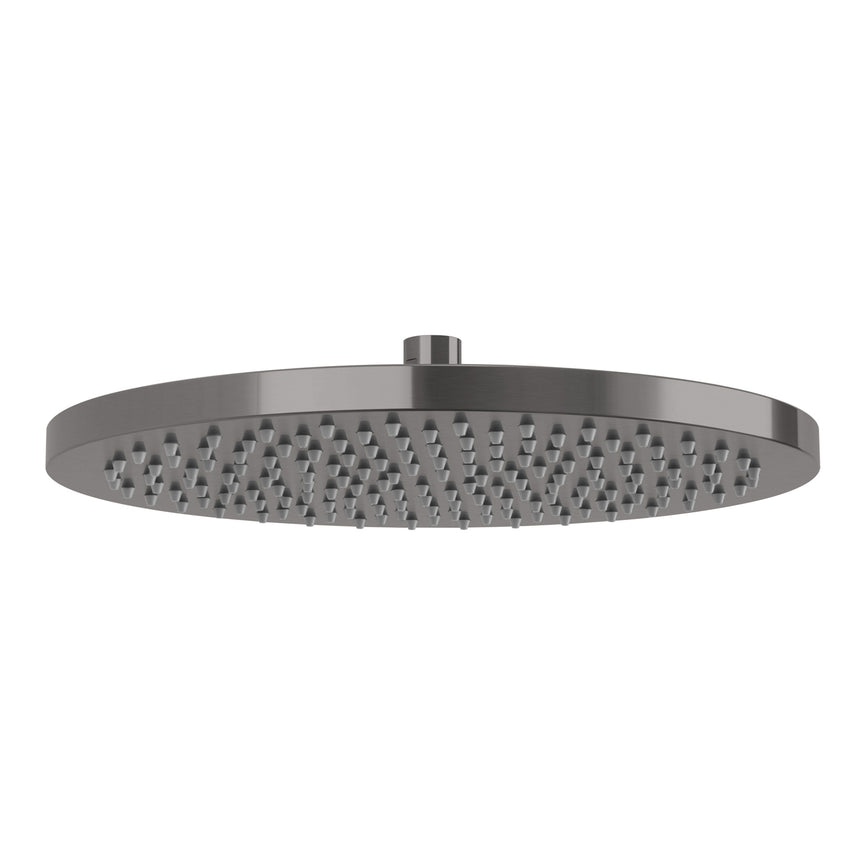 Phoenix Vivid Shower Rose 300mm Round Brushed Carbon, product view