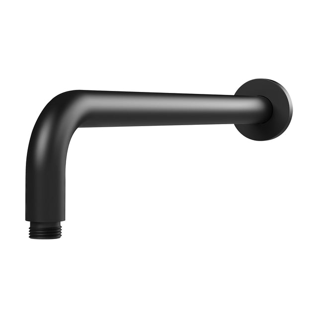 Phoenix Vivid Shower Arm 400mm Round Matte Black, product view