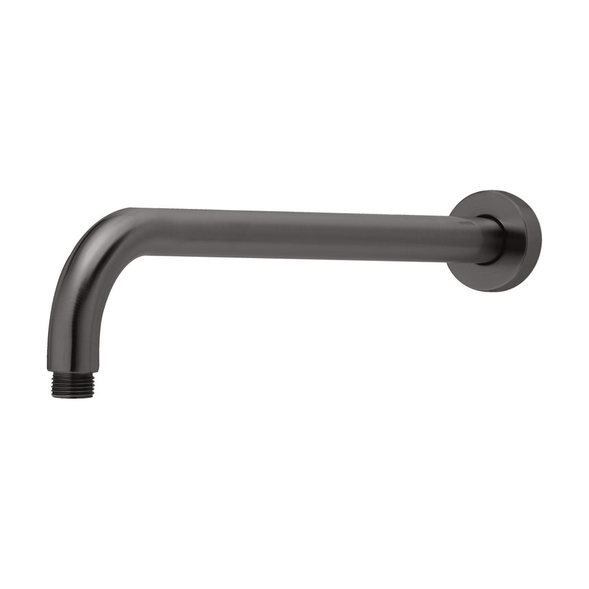 Phoenix Vivid Shower Arm 400mm Round Brushed Carbon, product view