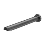 Phoenix Vivid Wall Bath Outlet 32 x 300mm Angled Brushed Carbon
