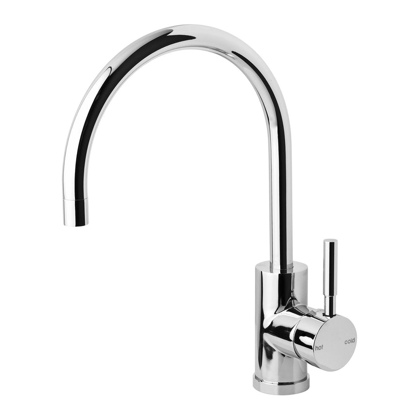 Phoenix Vivid Sink Mixer 220mm Gooseneck Chrome, product view