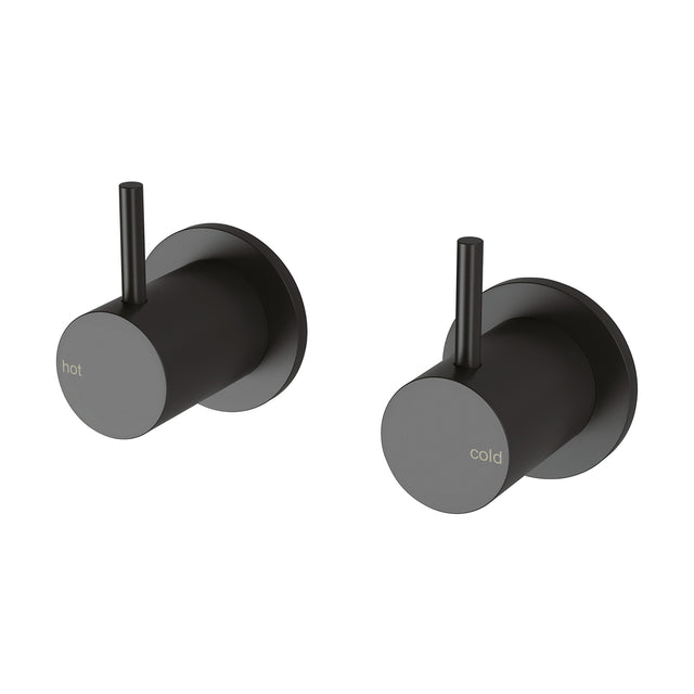 Phoenix Vivid Slimline Wall Top Assemblies Matte Black, product view