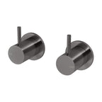 Phoenix Vivid Slimline Wall Top Assemblies 15mm Extended Spindles Brushed Carbon