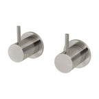 Phoenix Vivid Slimline Wall Top Assemblies 15mm Extended Spindles Brushed Nickel